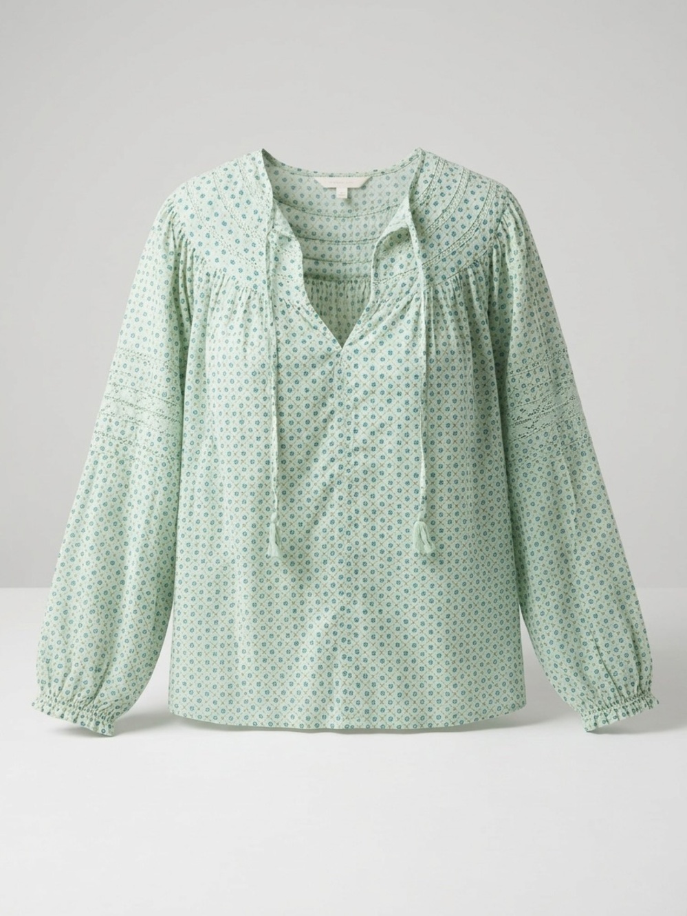 Universal Thread Printed Peasant Boho Festival Blouse